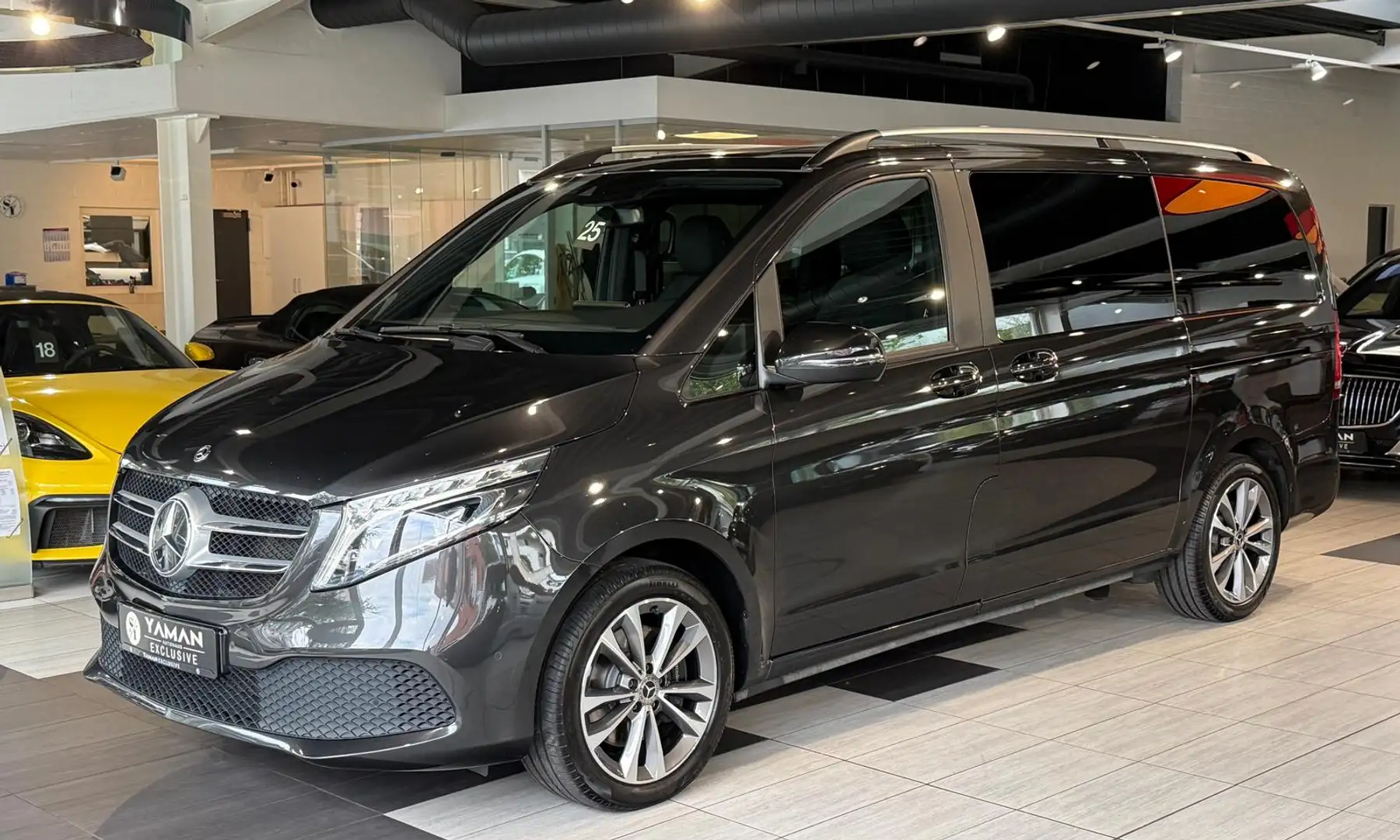 Mercedes-Benz V 300 d EDITION lang*MBUX*StHzg*Distronic*Spur.* Gris - 1