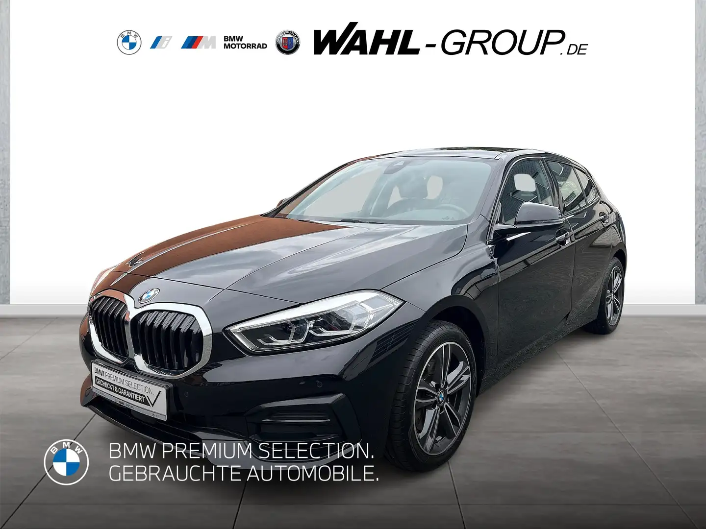 BMW 118 i Sport Line LED Navi ActiveGuard+ PDC SHZ Negro - 1