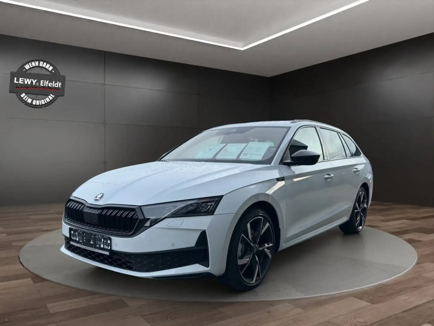 Skoda Octavia Combi 1.5 TSI mHEV DSG Sportline Weiß - 1
