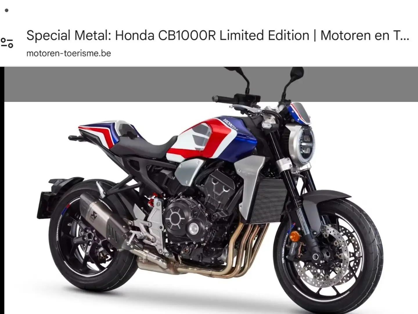 Honda CB 1000 limited edition. nr. 18/40 Albastru - 1