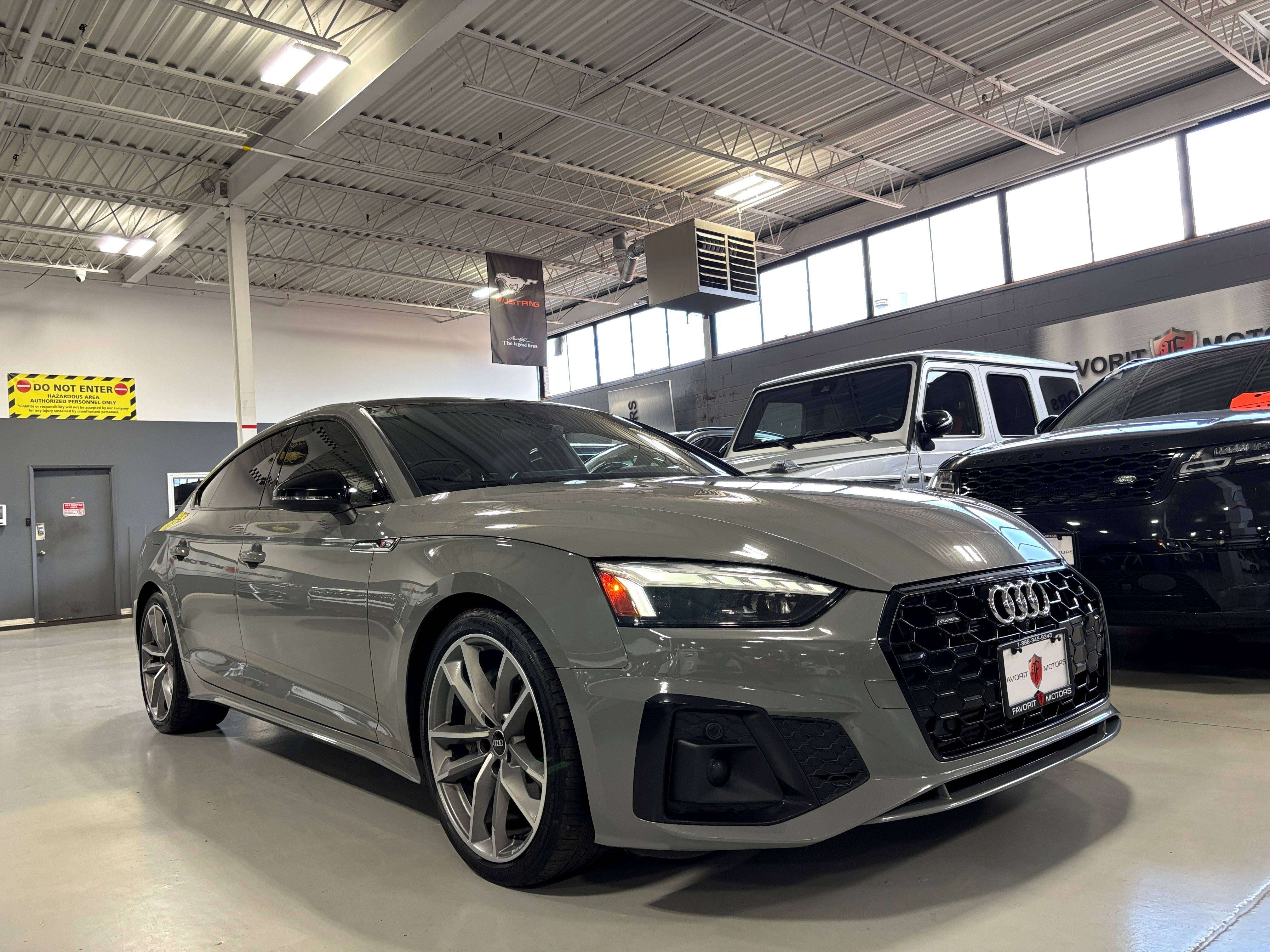2021 Audi A5 Progressiv|QUATTRO|S-LINE|CLUSTERNAV|360CAM|ROOF|+ alt 2