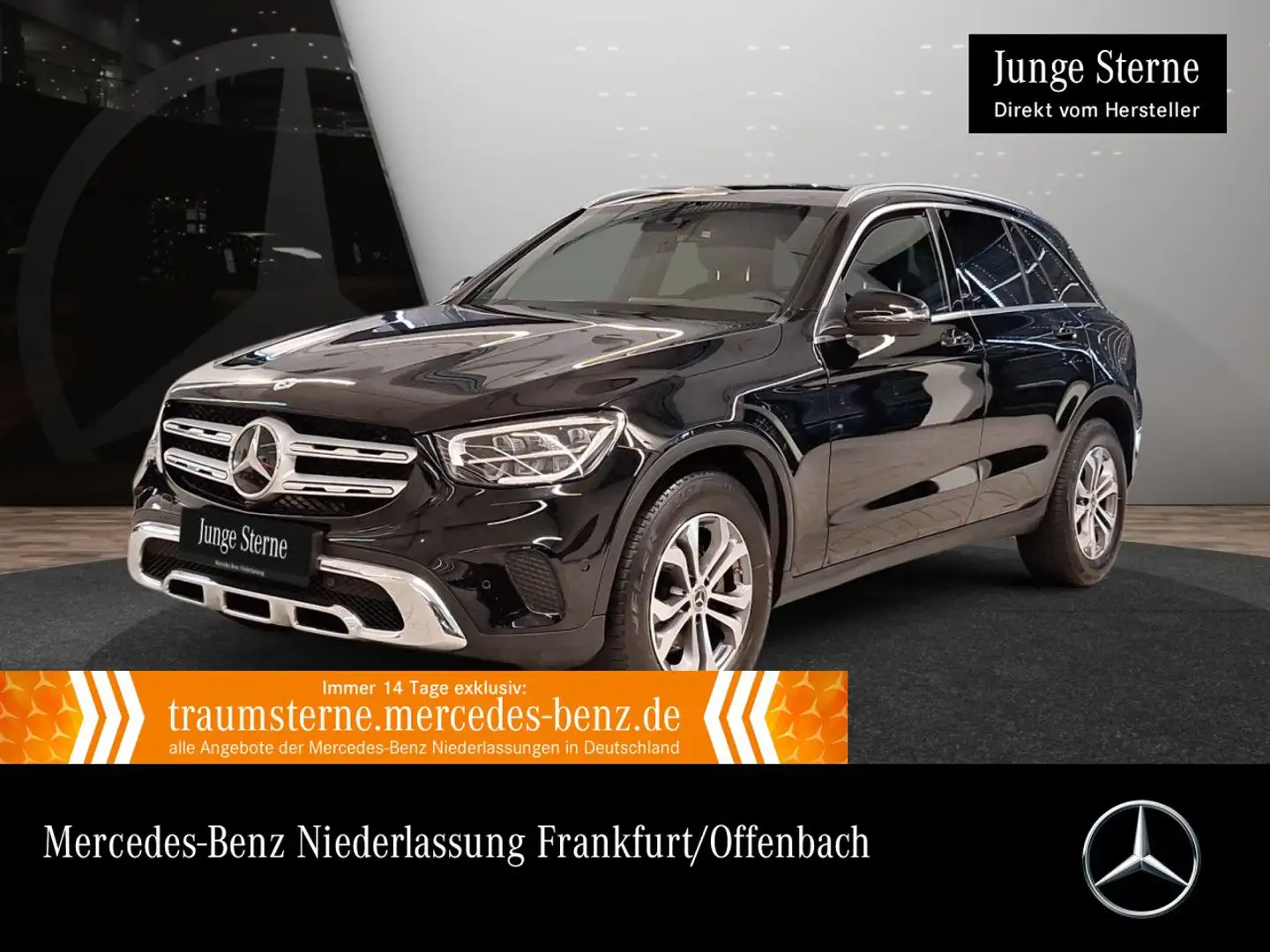 Mercedes-Benz GLC 200 d 4M 360+LED+SPUR+TOTW+KEYLESS+9G Schwarz - 1