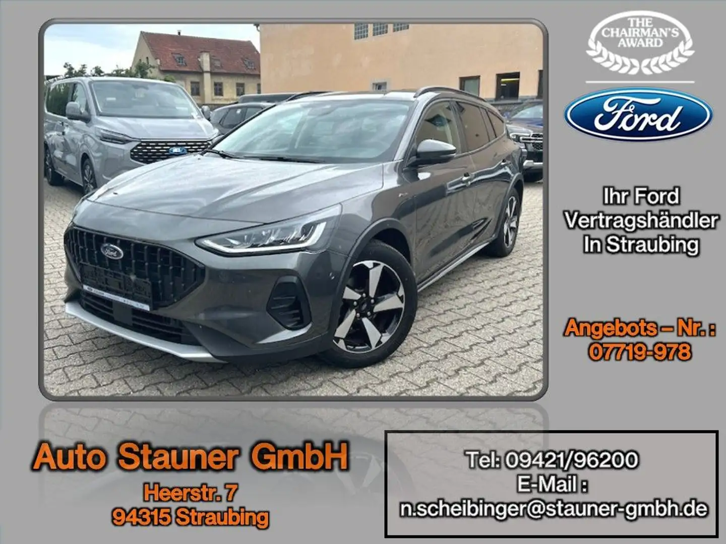 Ford Focus Turnier 1.0 EcoBoost Active MHEV /iACC/SHZ Grau - 1