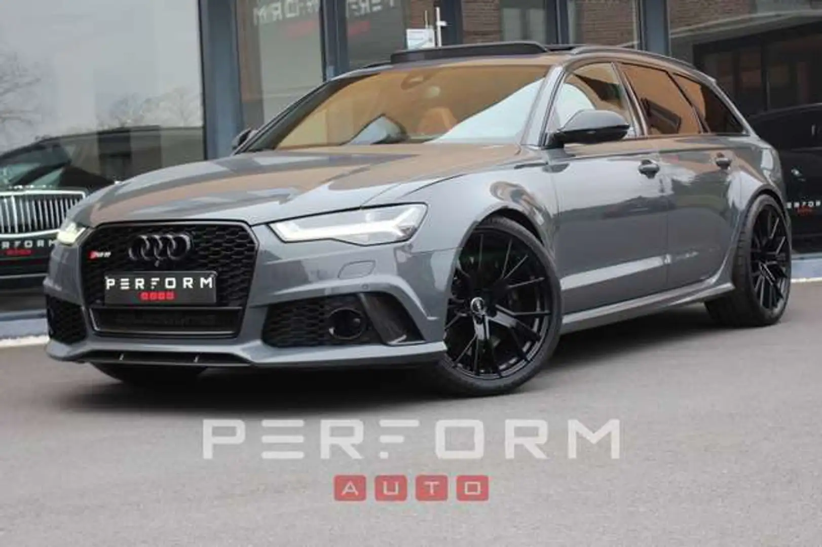 Audi RS6 *EXCLUSIVE*LICHTE VRACHT*MILTEK UITLAAT*FULL FULL* Grau - 1