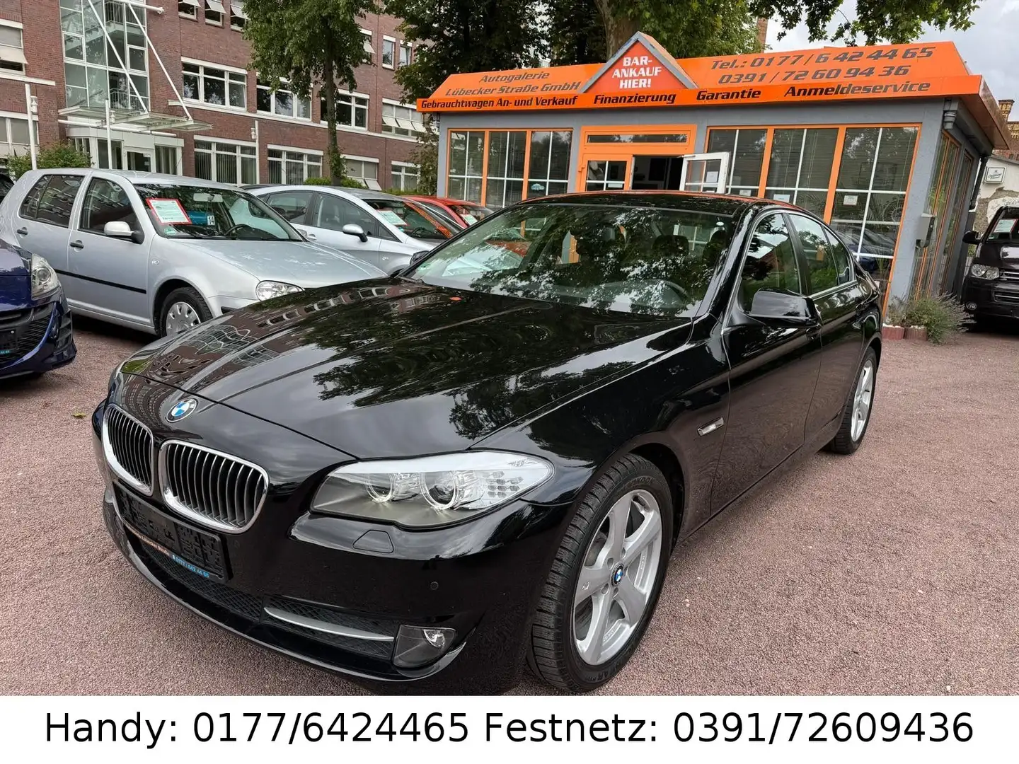BMW 523 i 1.HAND/KLIMA/XENON/NAVI/SHZ/PDC/ALU Zwart - 1