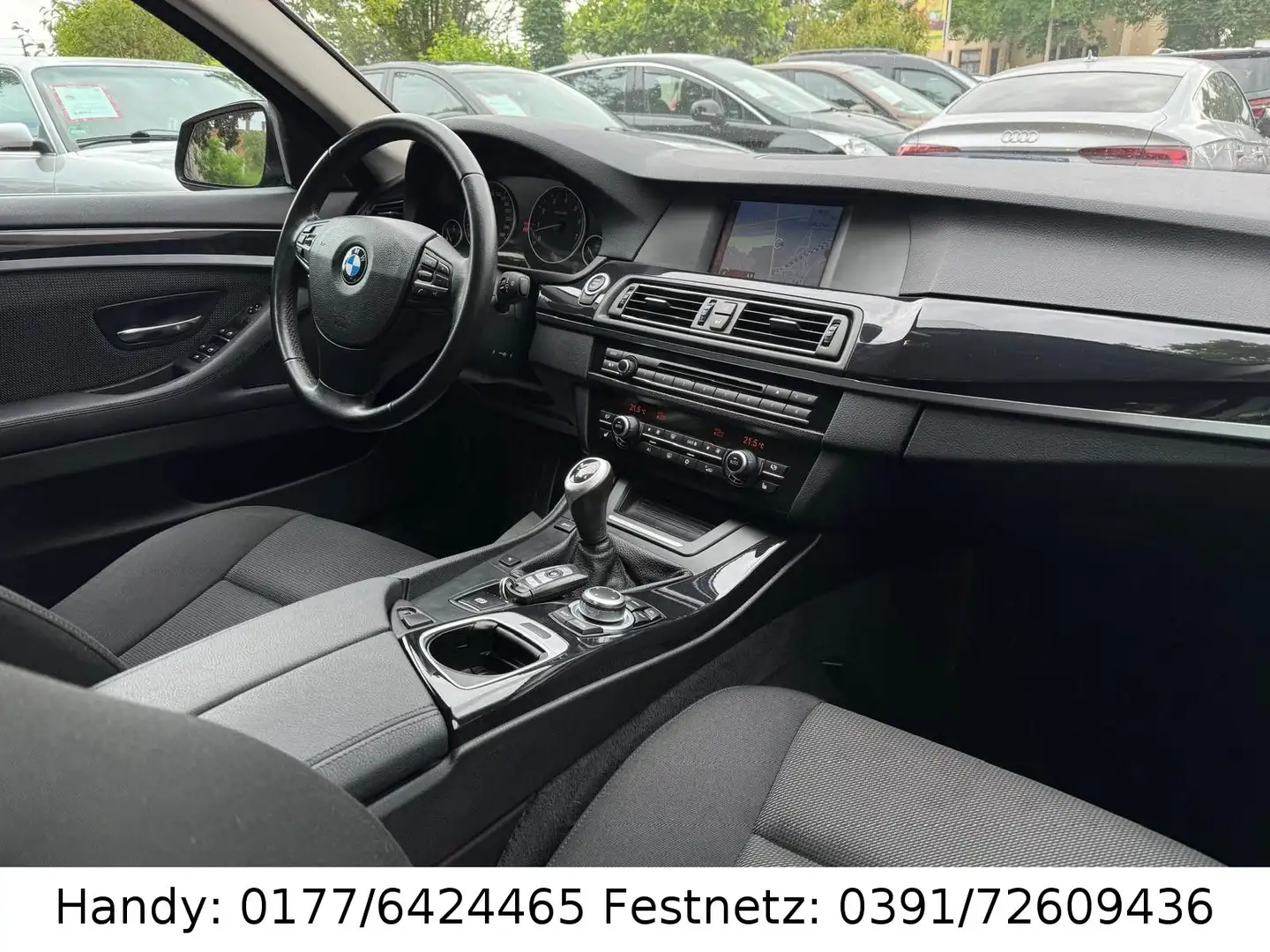 BMW 523 i 1.HAND/KLIMA/XENON/NAVI/SHZ/PDC/ALU Zwart - 2
