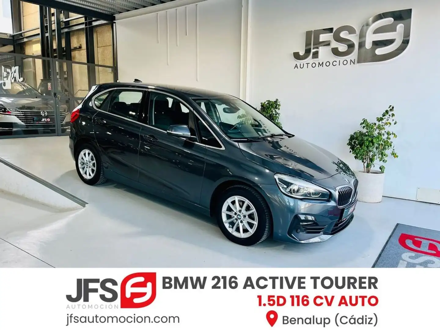 BMW 116 1.5D CV Gris - 1