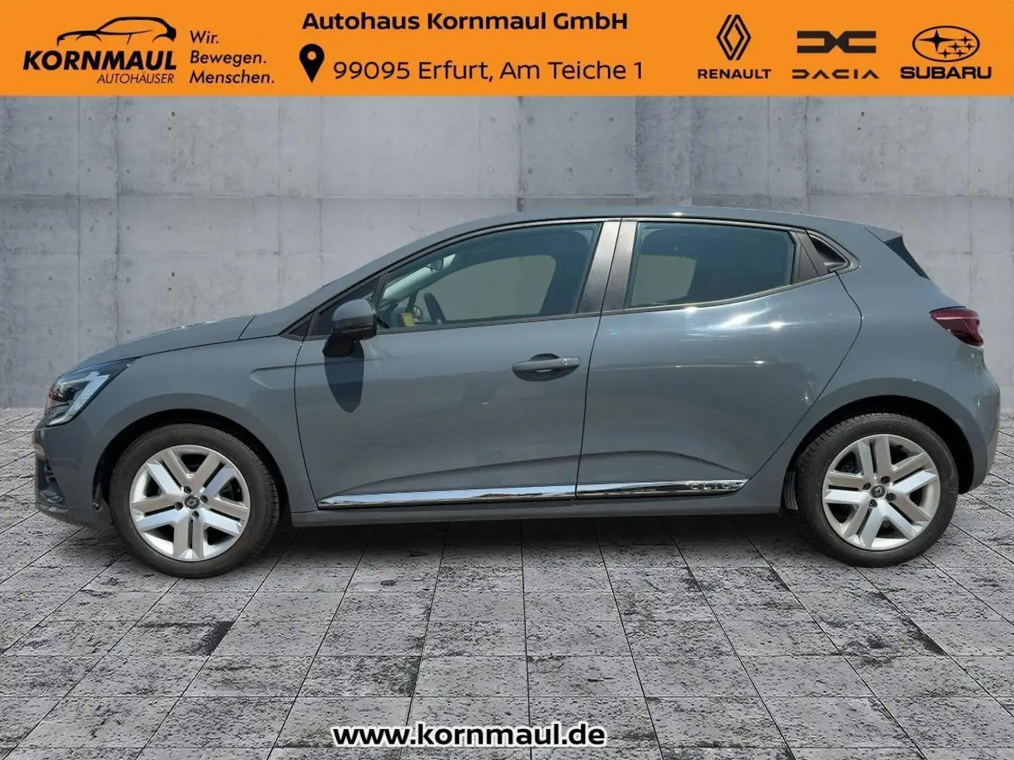 Renault Clio BUSINESS EDITION 1.0 SCe 75 PS Navi, Einparhilfe h Grijs - 2