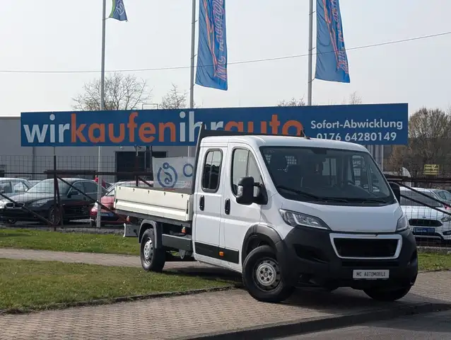 Peugeot Boxer Doka/Pritsche 35 Maxi L4 Tempomat*7-Sitzer