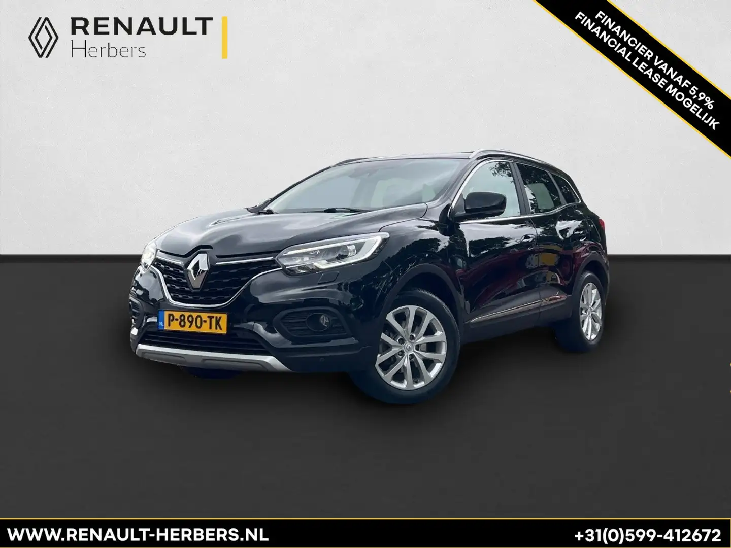 Renault Kadjar 1.3 TCe Intens EDC AUTOMAAT / 17 INCH / CAMERA / S Zwart - 1