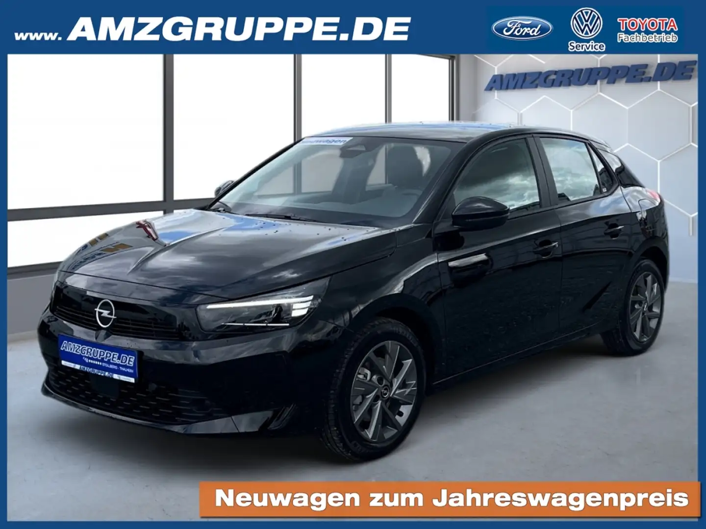 Opel Corsa 1.2T Edition Komfort-Pak+LED+Navi Чёрный - 1