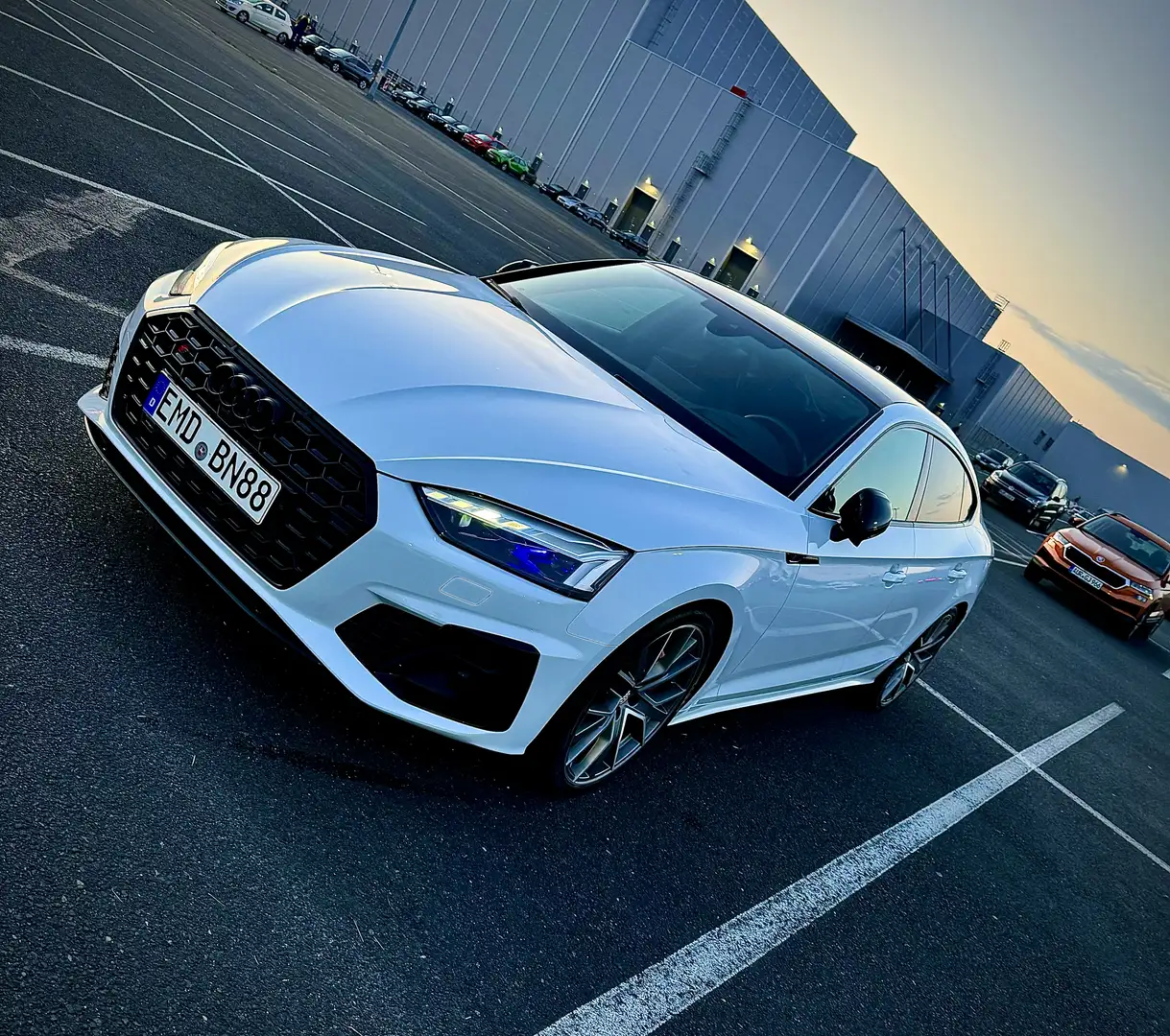 Audi S5 3.0TDI Sportback PANO/MATRIX/BANG&O/HEADUP/ACC/UVM Weiß - 2