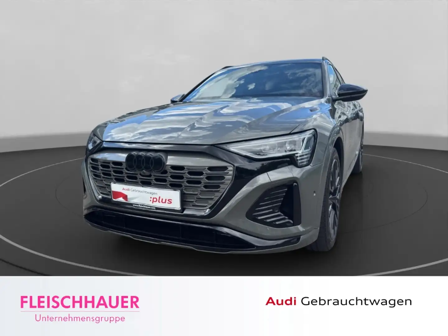 Audi Q8 e-tron Sportback 55 S line quattro MATRIX+PANO+AHK+ACC+RF Grau - 1