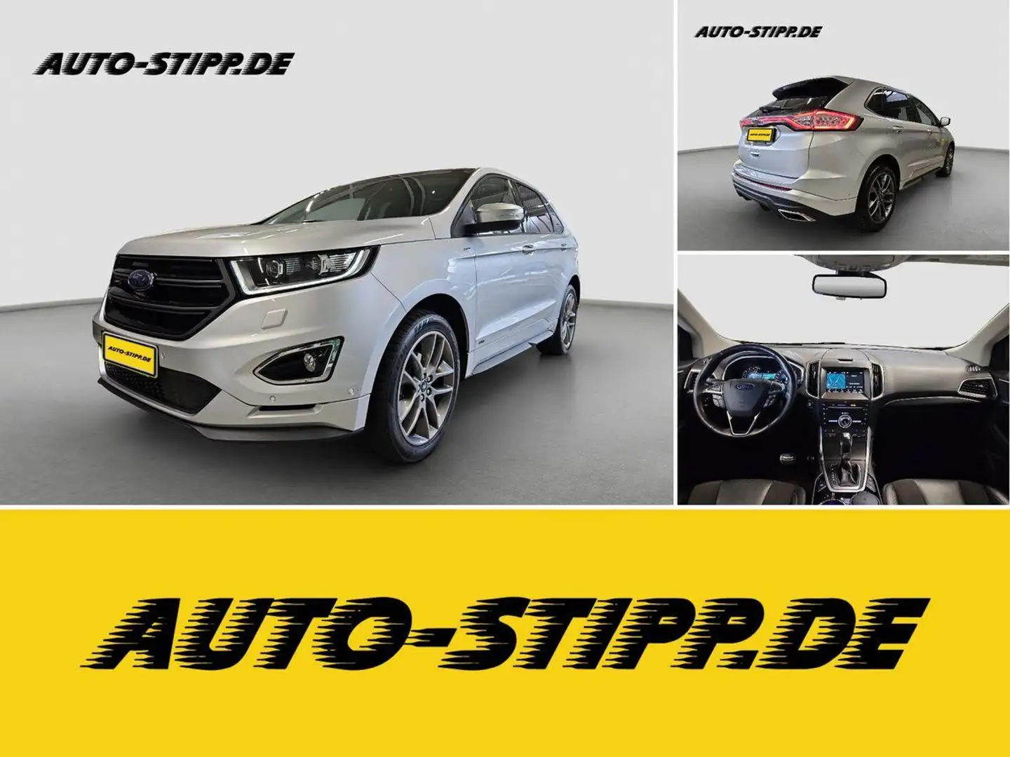 Ford Edge 2.0 TDCi ST-Line 4x4 BLIS RFK LED PANO AHK Argent - 1