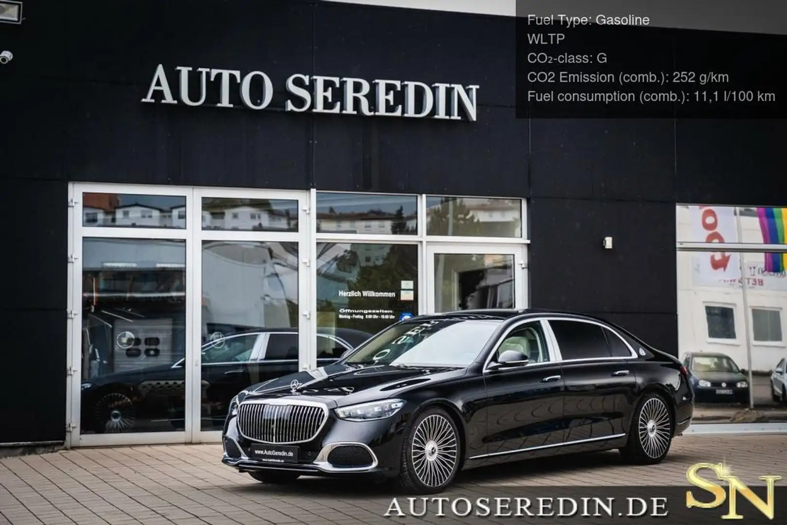Maybach S580 4M PROD 25+E-ABC+LEATHER HEADLINER Schwarz - 1