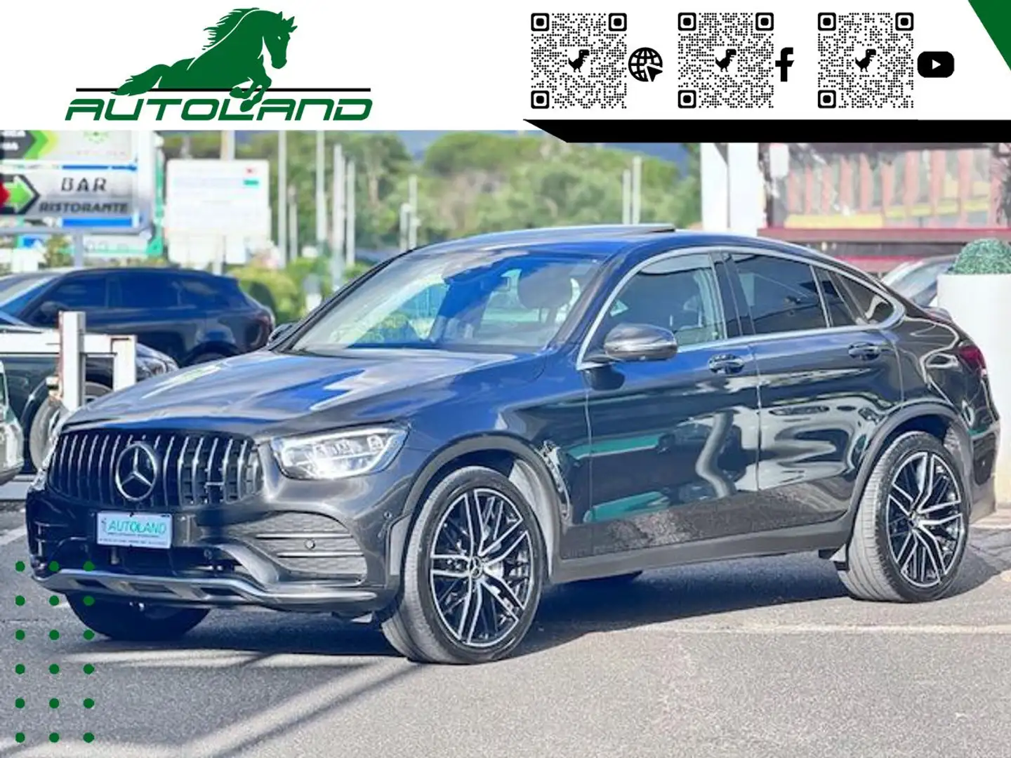 Mercedes-Benz GLC 43 AMG 4Matic Coupé Uniprò Full Iva esposta Gris - 1