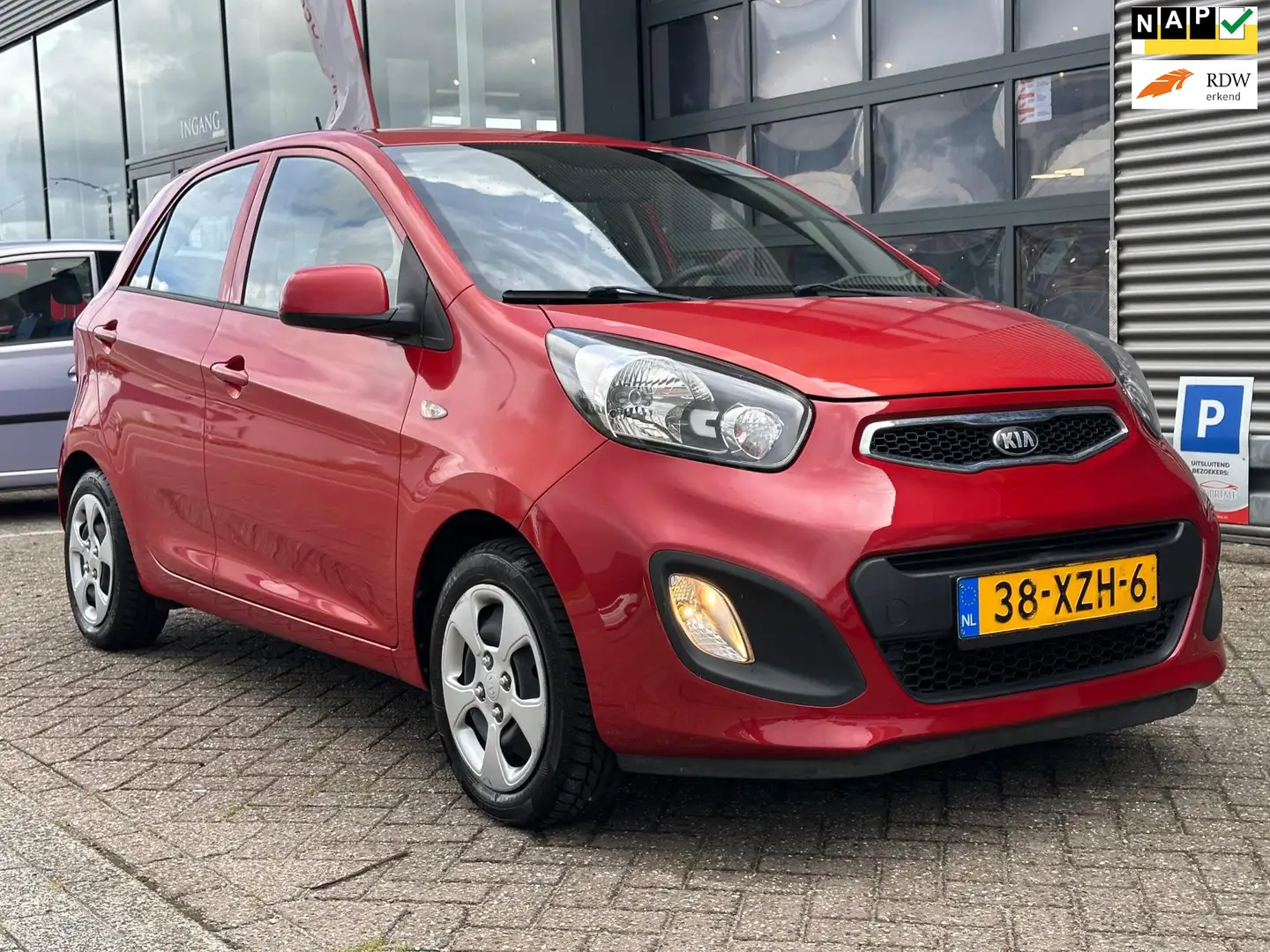 Kia Picanto 1.0 CVVT Comfort Pack | Airco | NAP | Electr. rame Rouge - 1