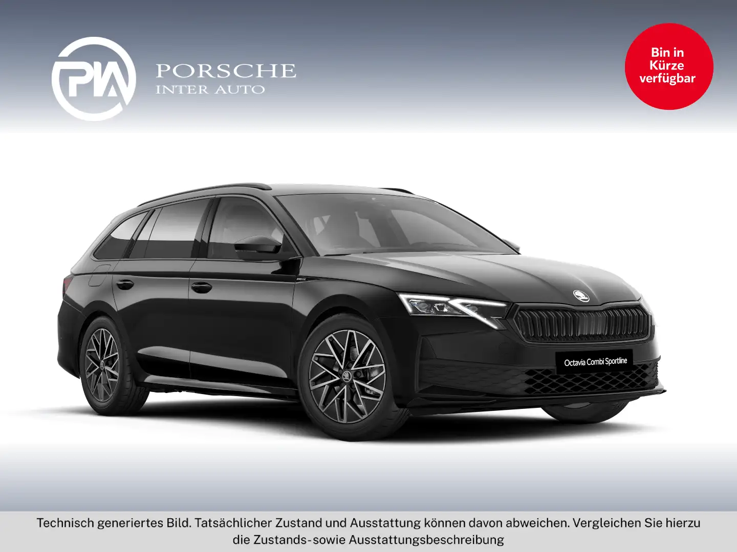 Skoda Octavia Sportline TSI mHEV DSG Schwarz - 1