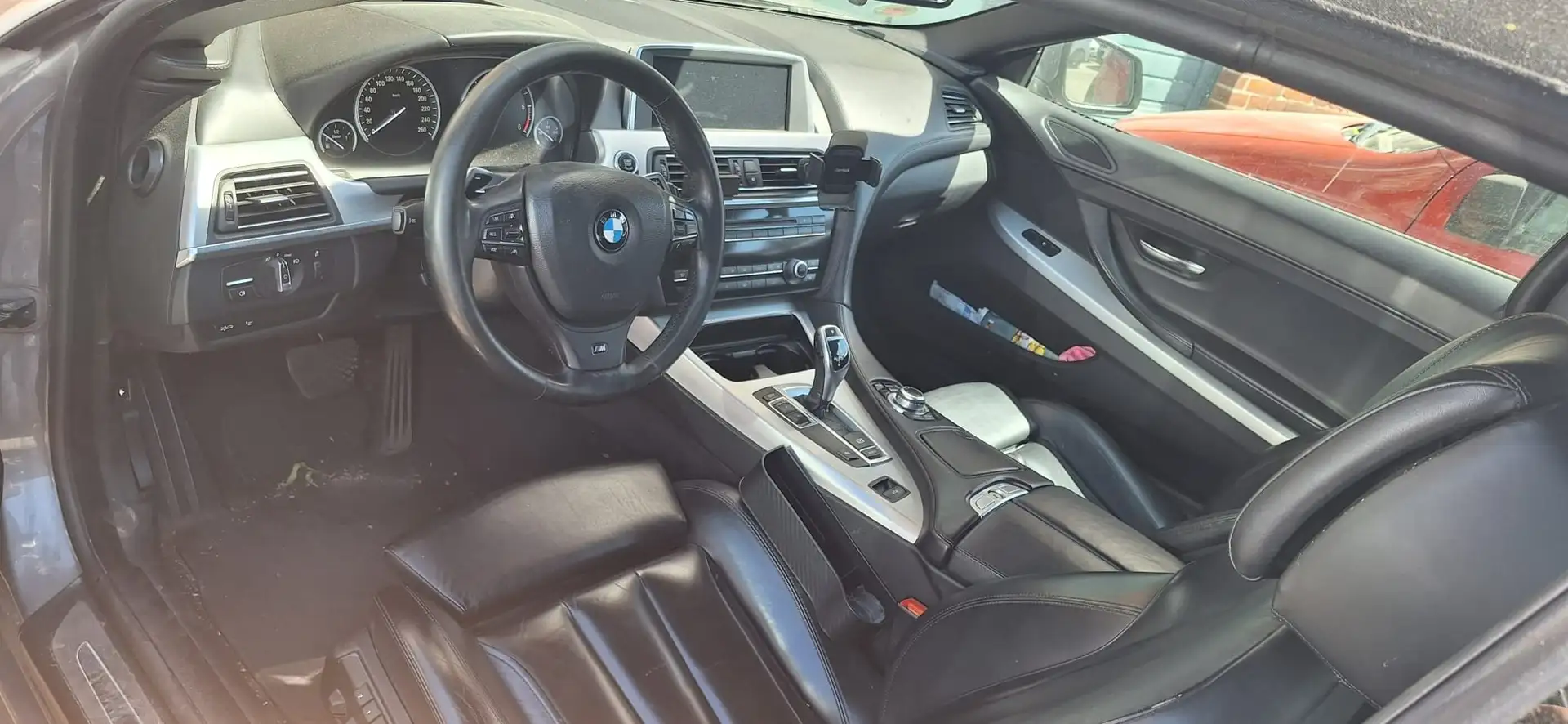 BMW 640 640d Cabrio -MOTORSCHADEN- Argent - 2