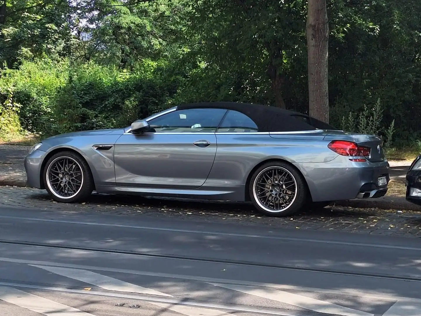BMW 640 640d Cabrio -MOTORSCHADEN- Argent - 1
