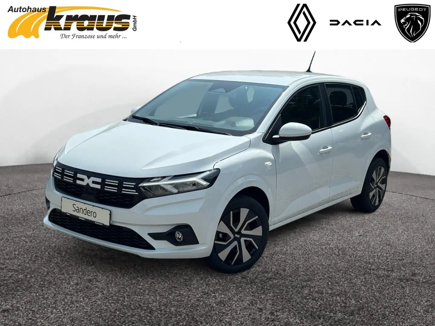 Dacia Sandero Expression Tce 90 7 Jahre Treuegarantie* Weiß - 1