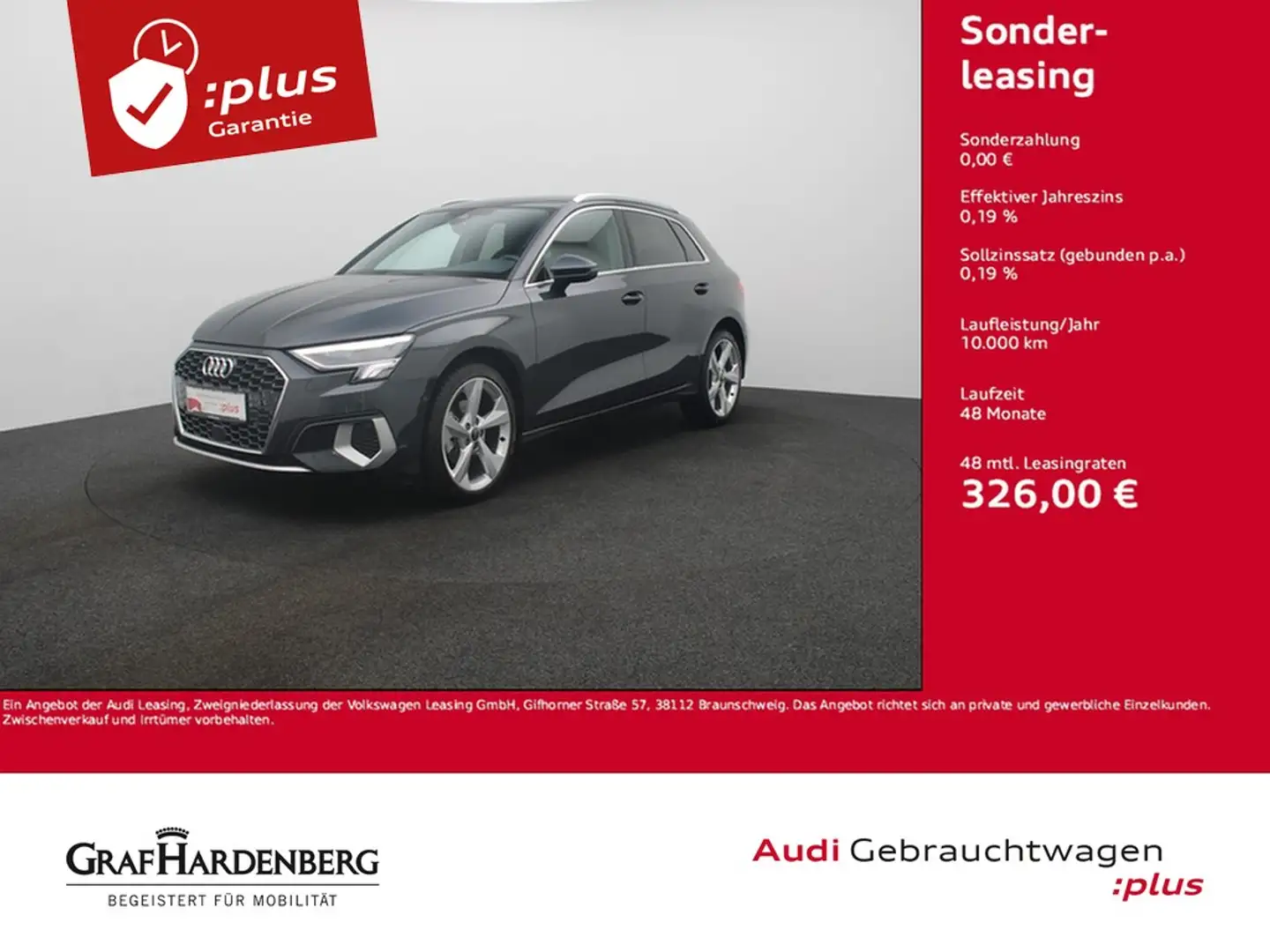 Audi A3 Sportback 35 TDI . Virt.Cockpit LED Navi ACC Grau - 1