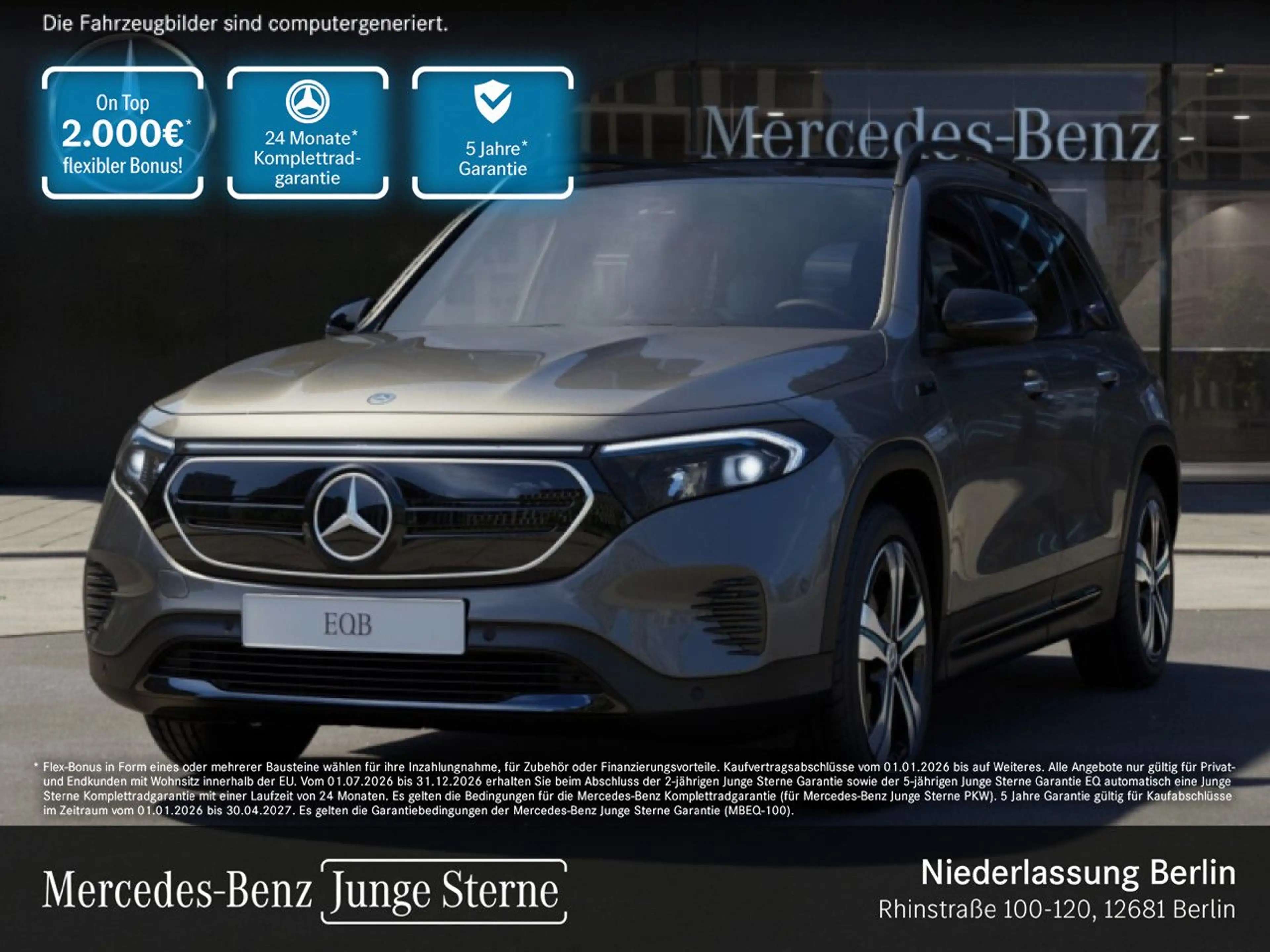 Mercedes-Benz EQB 350 4M PROG+NIGHT+PLUS-PAKET+PANO+KAMERA+SPUR