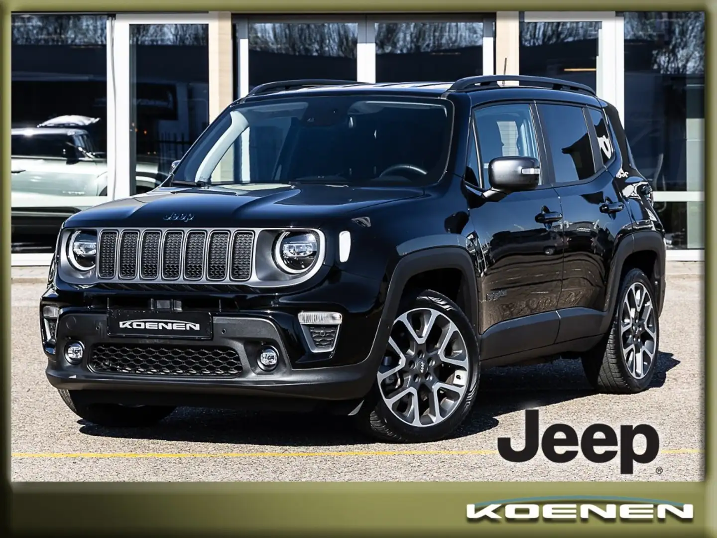 Jeep Renegade S-Edition 240Pk 4xE 4WD PHEV Schwarz - 1