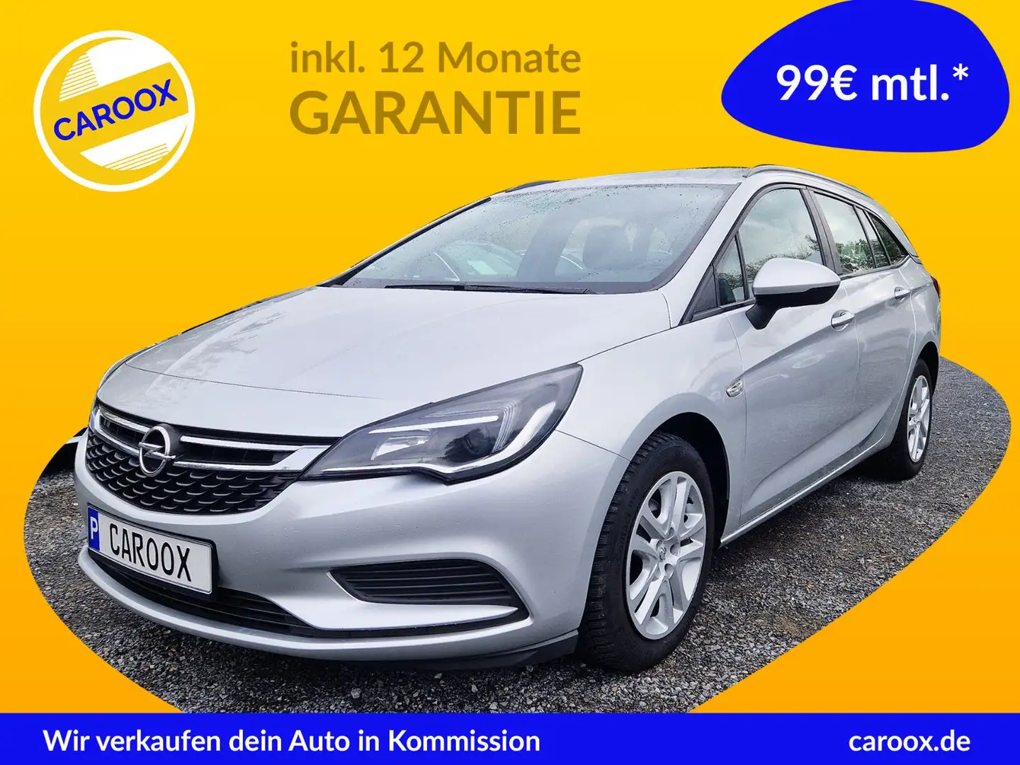 Opel Astra K Sports Tourer Edition Navi 8fach Argent - 1