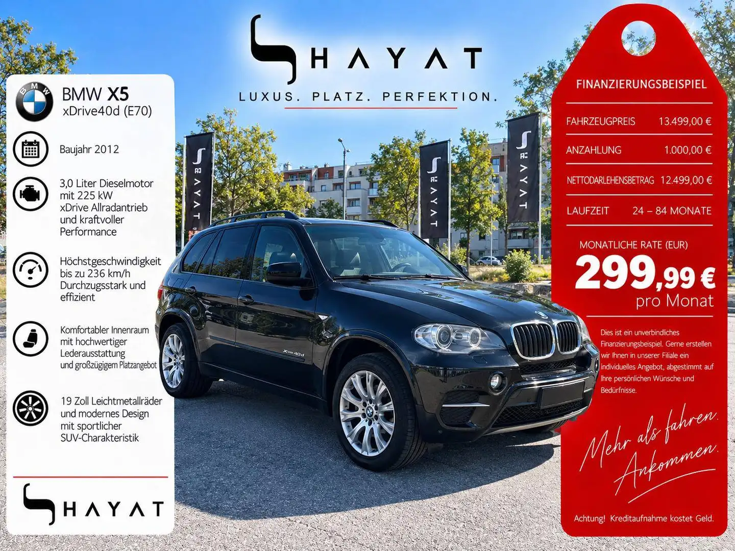 BMW X5 xDrive 40 d Schwarz - 1