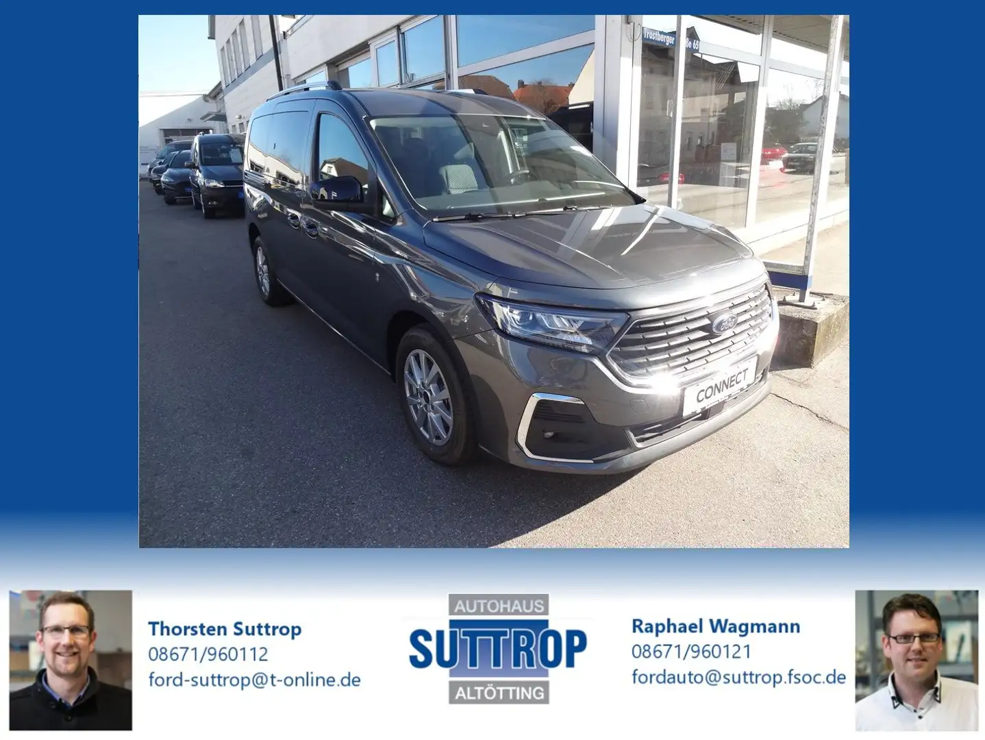 Ford Tourneo Connect Grand Titanium Grigio - 1