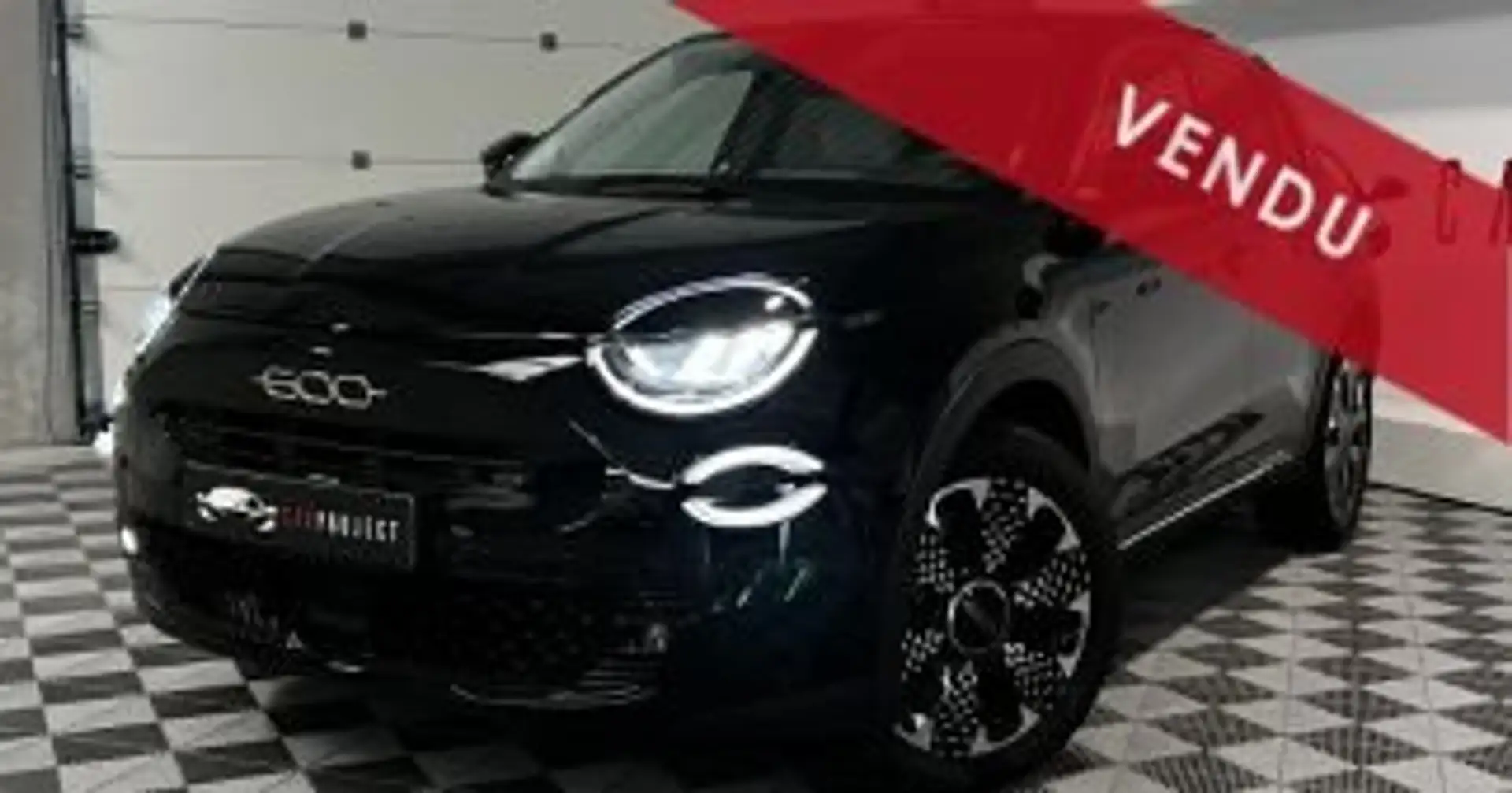 Fiat 600 600 1.2 Hybrid La Prima DCT/GPS/CAM/PDC/LED/ Negro - 1