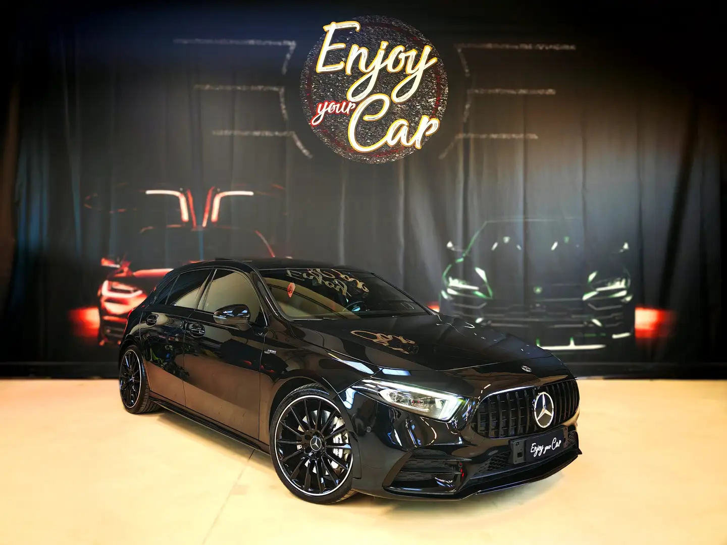 Mercedes-Benz A 35 AMG 4MATIC FULL OPTIONAL - TETTO NIGHT PACK CERCHI 19" Nero - 1