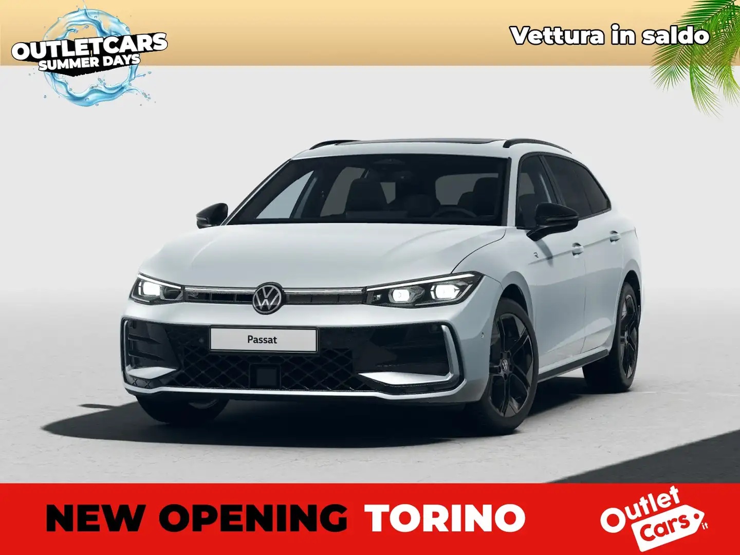 Volkswagen Passat Variant 1.5 etsi act r-line 150cv dsg Gris - 1