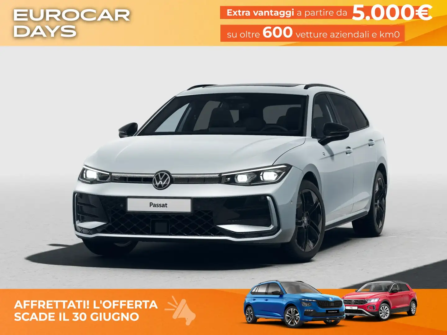 Volkswagen Passat Variant 1.5 etsi act r-line 150cv dsg Gris - 1
