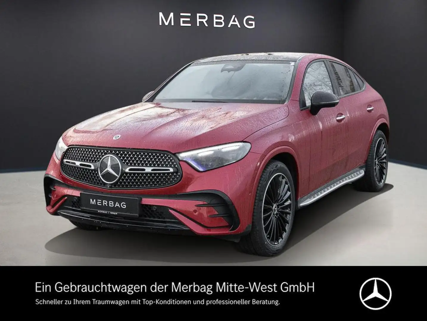 Mercedes-Benz GLC 200 4MATIC Coupé LED Navi Pano SD SHZ 360 LM Rot - 1
