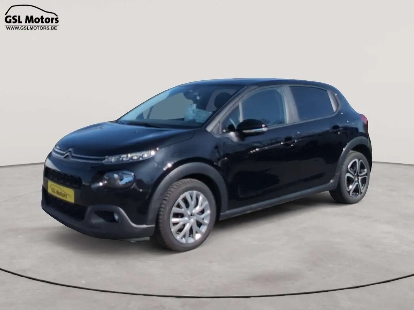 Citroen C3 1.5BlueHDi 100cv noir 05/19 Airco GPS Cruise Radio Schwarz - 1