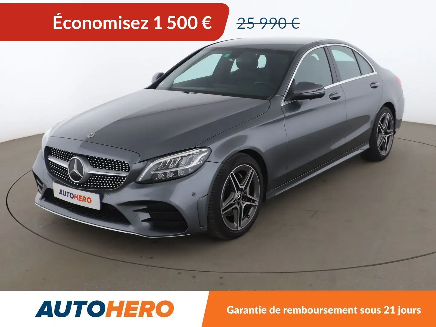 Mercedes-Benz C 200 200 AMG Line 9G-Tronic Gris - 1