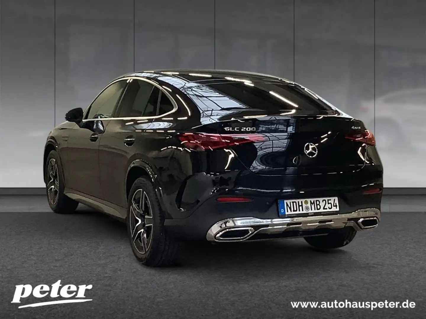Mercedes-Benz GLC 200 4MATIC Coupé AMG+19"+MEMORY+DISTRONIC Fekete - 2