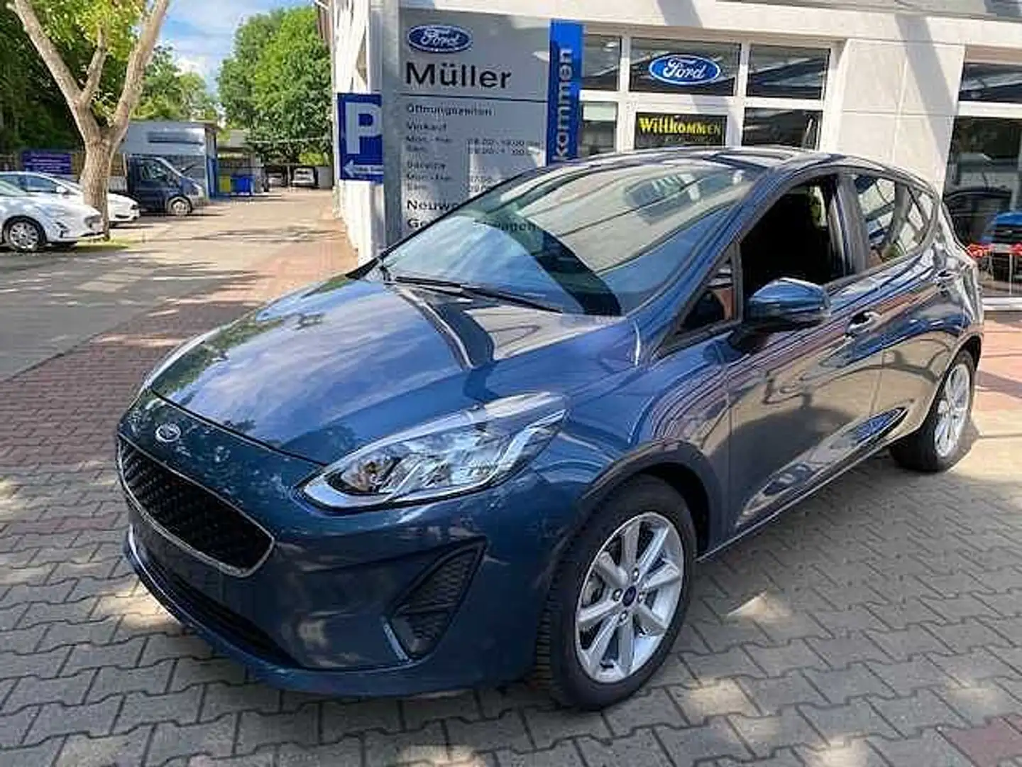 Ford Fiesta 1.0EcoB.''COOL&CONNECT''Navi,LED-SW,Tempomat Bleu - 1