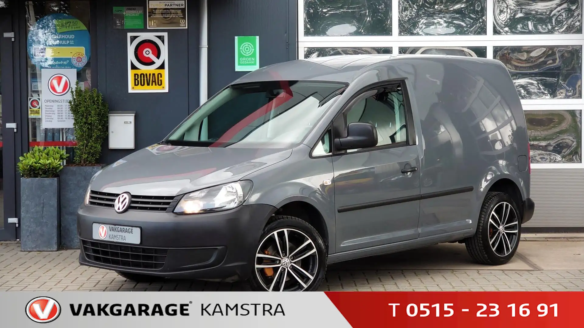Volkswagen Caddy 1.6 TDI DSG Airco/Cruise/AA+ACP/Goed onderh Grijs - 1