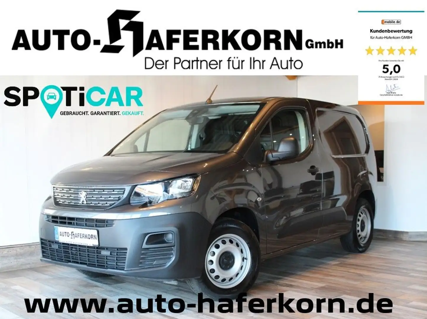 Peugeot Partner E-Partner Kasten Premium L1 136 11 kW 3-phasig Grau - 1