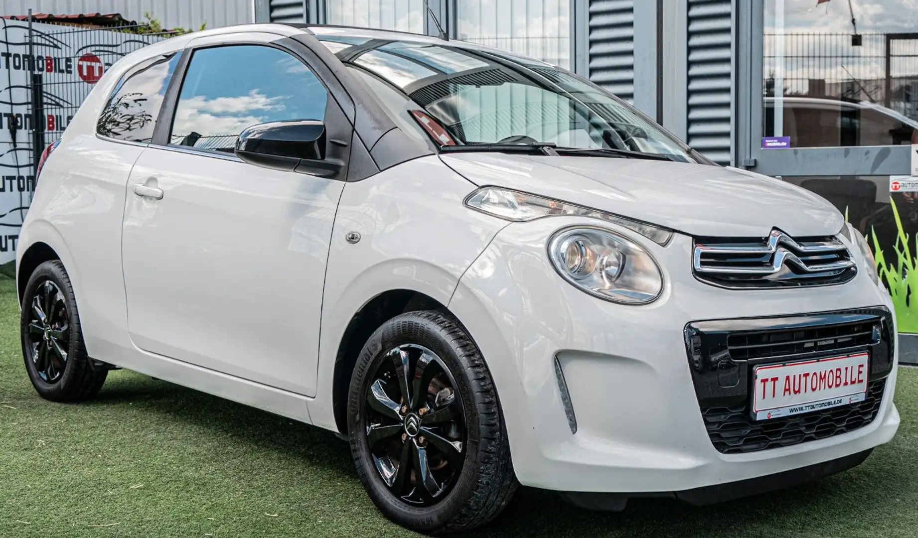 Citroen C1 Airscape Shine |KLIMAAUTOM|FALTDACH|NAVI| Weiß - 1