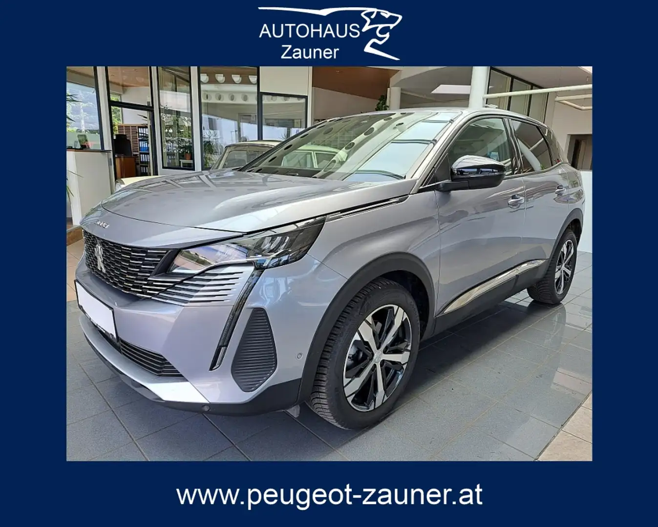 Peugeot 3008 PureTech 130 EAT8 Allure Pack Argent - 1