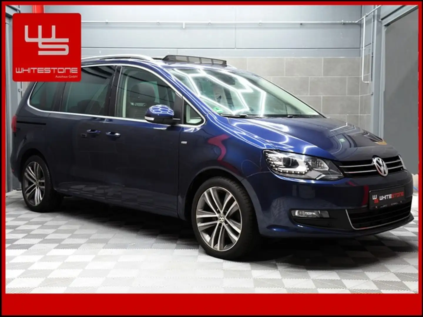 Volkswagen Sharan 2.0 TSI Aut Navi Pano Bi-Xenon R.-Cam AHK Blau - 2