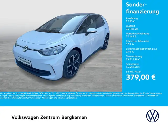 2024 Volkswagen Id.3 in White for sale