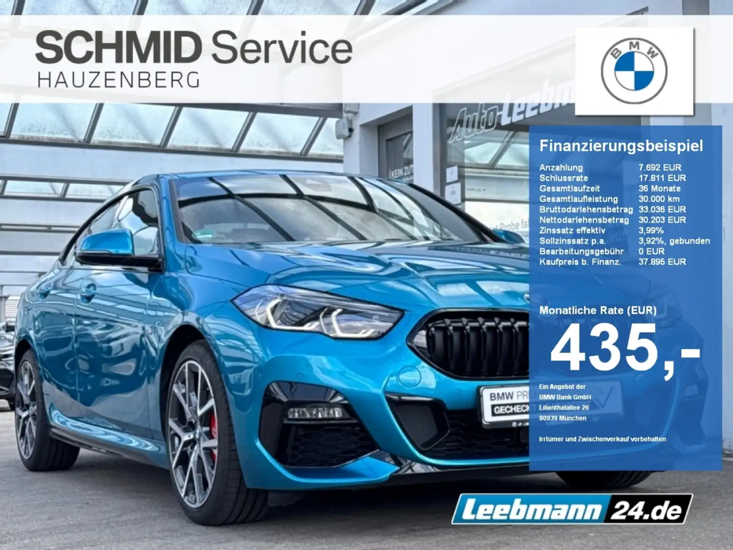 BMW 220 d Gran Coupé M-Sport-Pro GARANTIE bis 02/2029 Azul - 1
