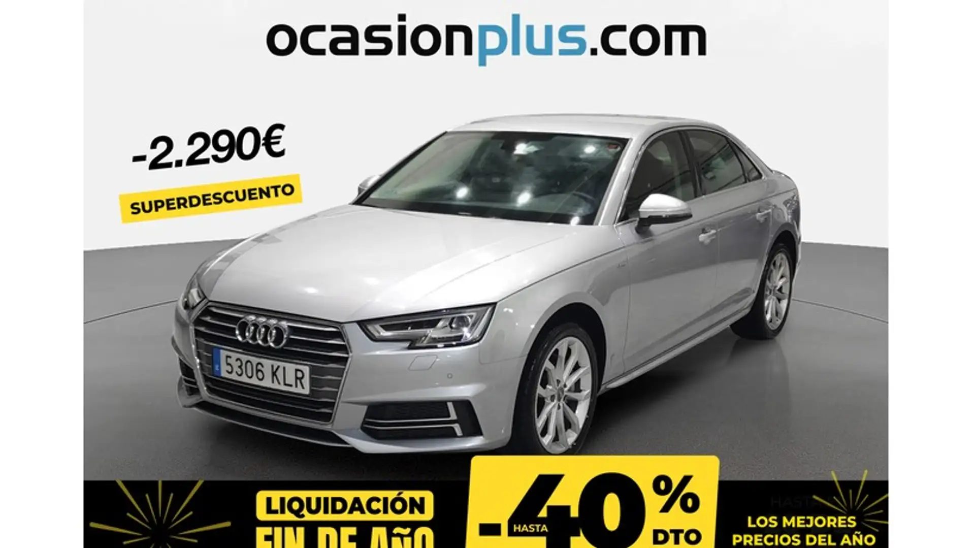 Audi A4 2.0TDI S line edition S tronic 140kW Argent - 1