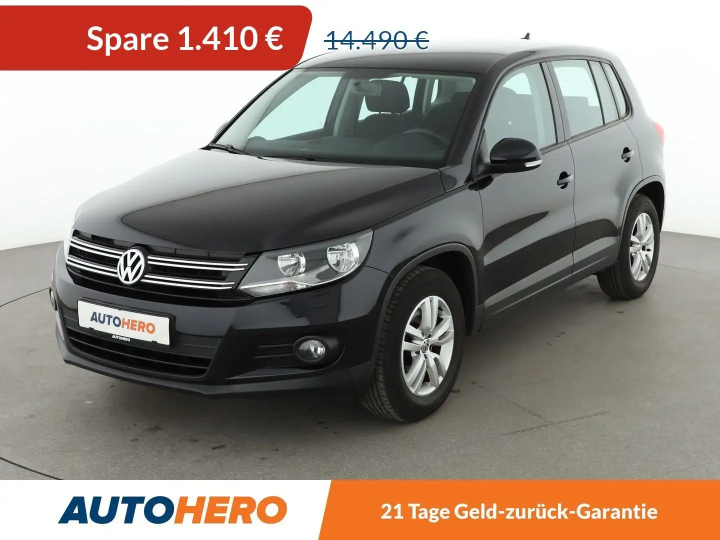 Volkswagen Tiguan 1.4 TSI Trend & Fun BMT*NAVI*TEMPO*PDC*SHZ* Noir - 1