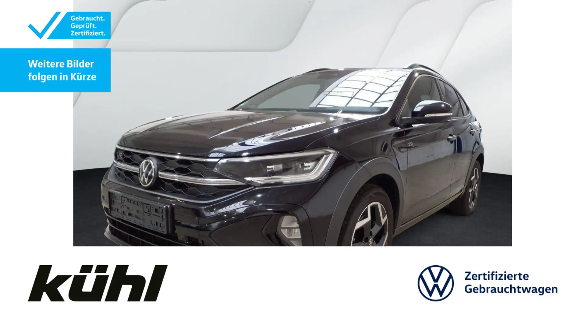 Volkswagen Taigo 1.5 TSI DSG R-Line IQ.Light/ACC/Kamera/App Schwarz - 1